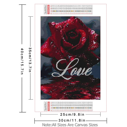 Rose Love Diamond Painting