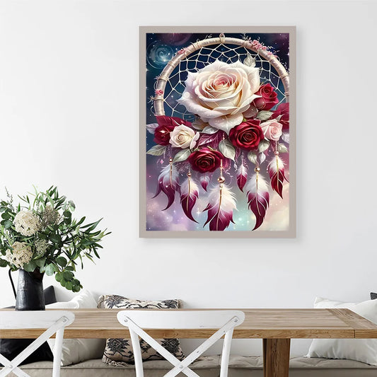 Rosen Traumfänger Diamond Painting
