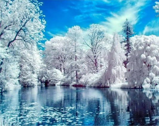 Diamond Painting - Winterlandschaft