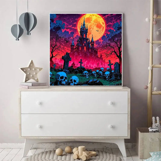 Diamond Painting - Schloss der Finsternis