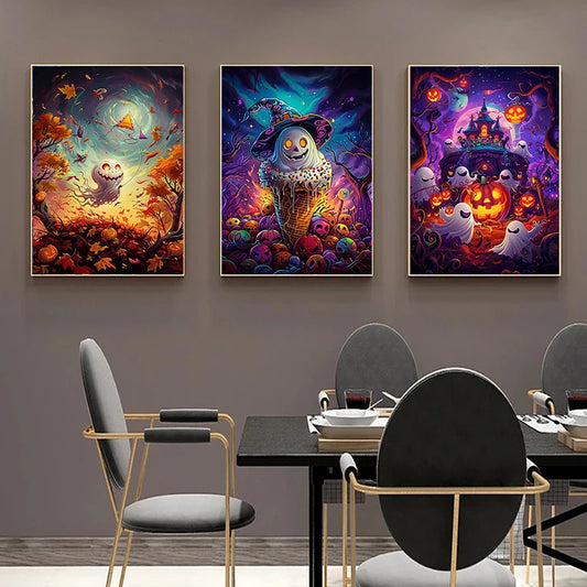 Schaurig-schöne Halloween Diamond Paintings