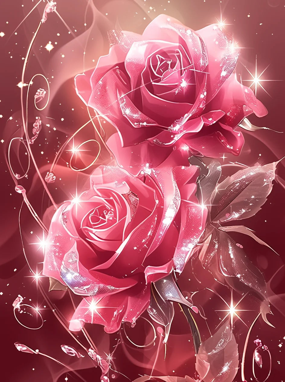 Schimmernde Liebe in Rosé