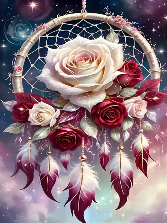 Rosen Traumfänger Diamond Painting