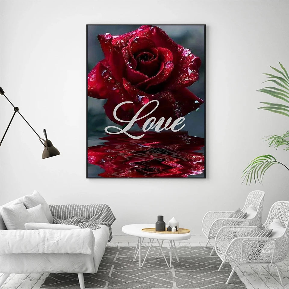 Rose Love Diamond Painting