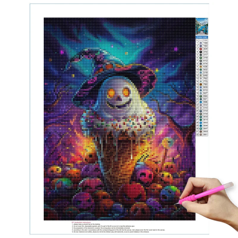 Schaurig-schöne Halloween Diamond Paintings
